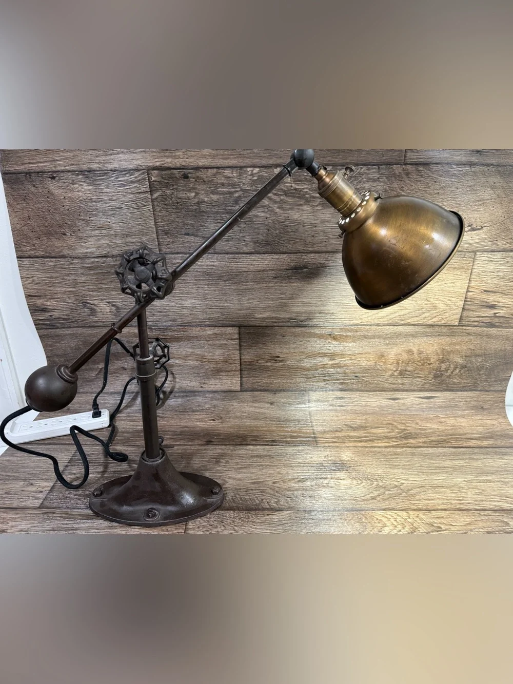 Restoration Hardware Industrial Era Table Lamp Vintage Inspired Steampunk